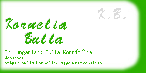 kornelia bulla business card
